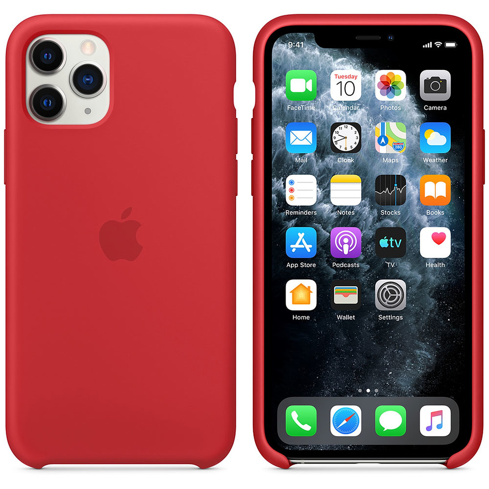 Apple Coque en silicone (PRODUCT)RED Apple iPhone 11 Pro - Coque telephone Apple