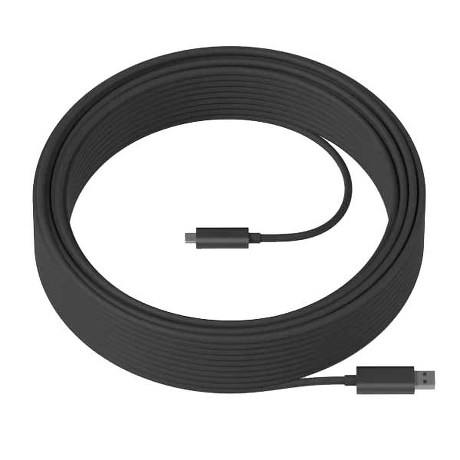 Logitech Strong Cable SuperSpeed extra long USB-A vers USB-C - 10 m - Cable & Adaptateur Logitech