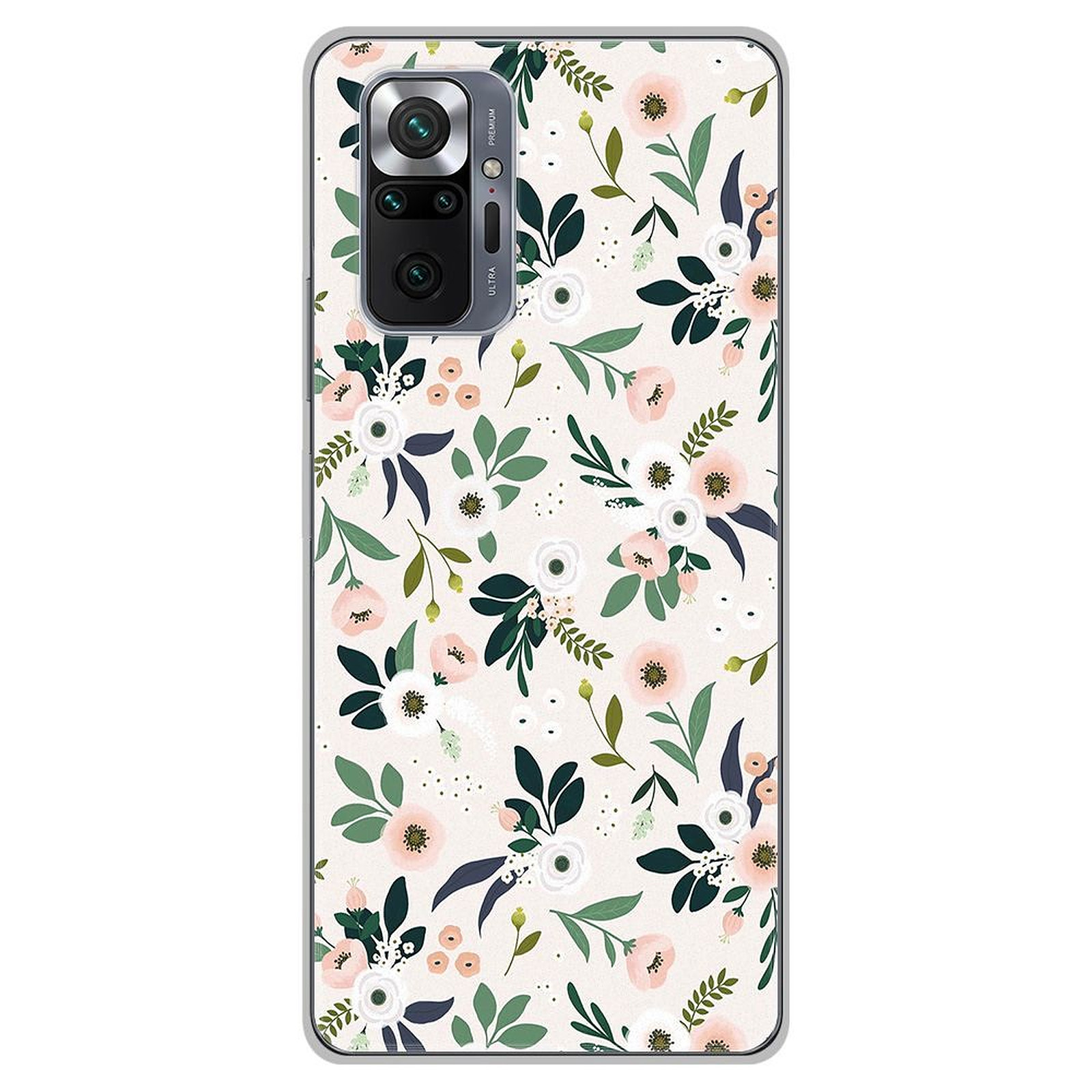 1001 Coques Coque silicone gel Xiaomi Redmi Note 10 Pro motif Flowers - Coque telephone 1001Coques