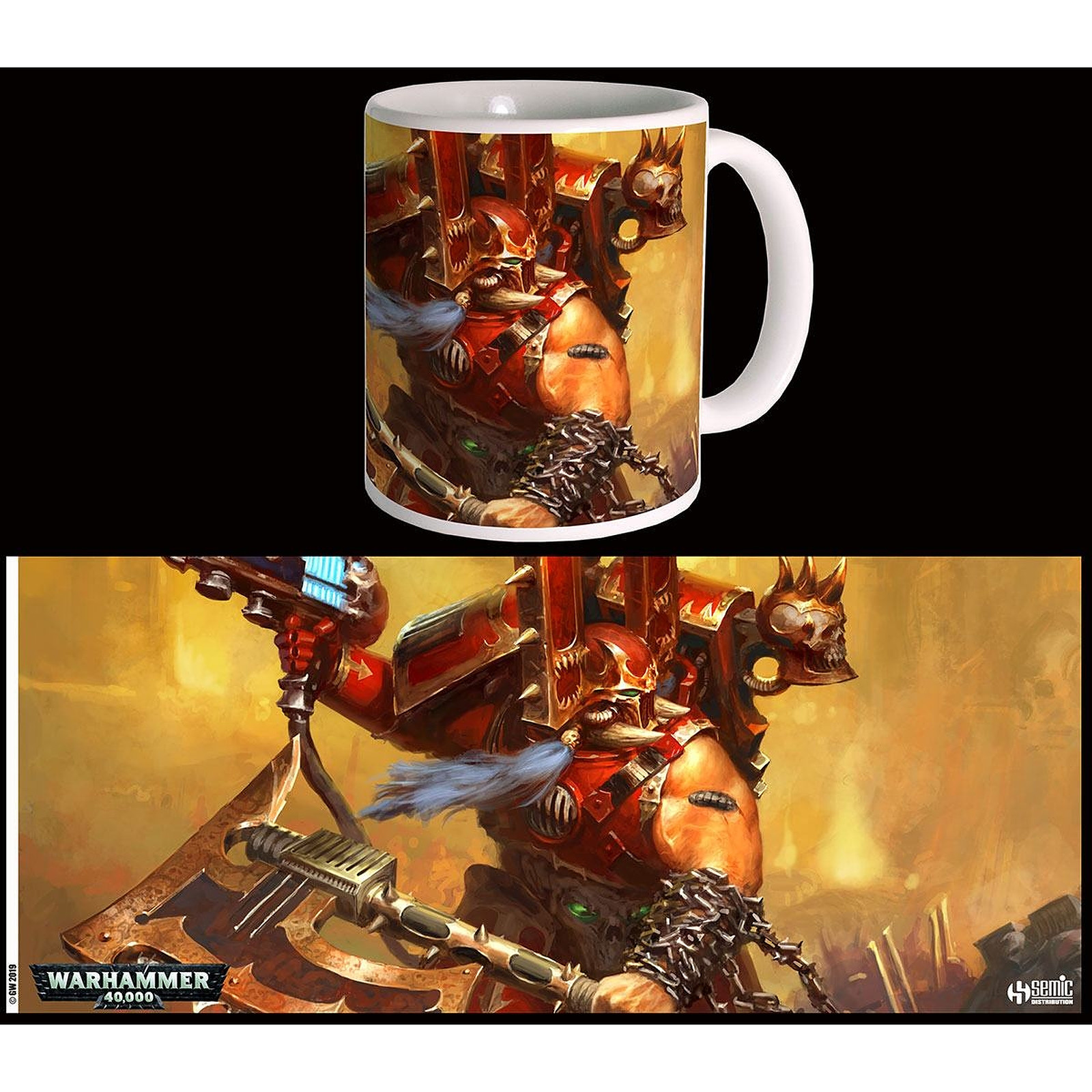 Warhammer 40K - Mug Kharn the Betrayer - Mugs Semic