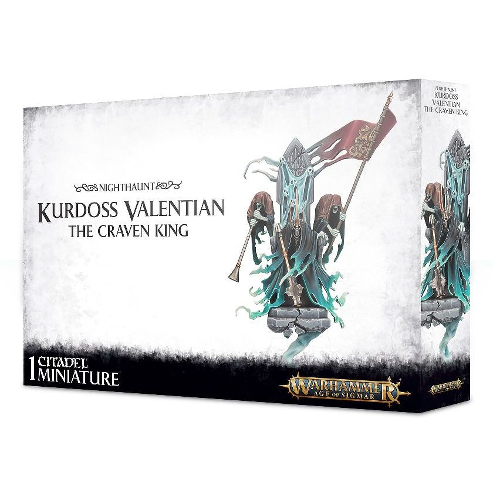 Warhammer AoS - Nighthaunt Kurdoss Valentian, The Craven King - Jeux de figurines Games workshop