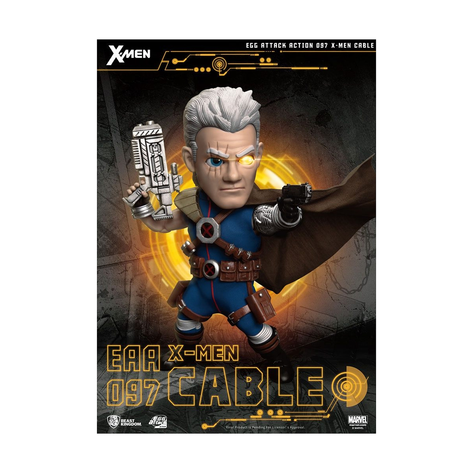 X-Men - Figurine Egg Attack Cable 17 cm - Figurines Beast Kingdom Toys