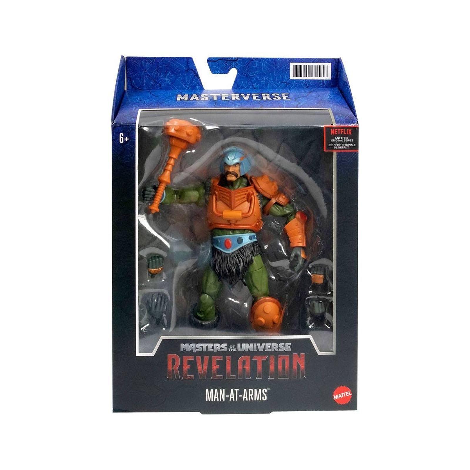Les Maitres de l'Univers : Revelation Masterverse 2021 - Figurine Man-At-Arms 18 cm - Figurines Mattel