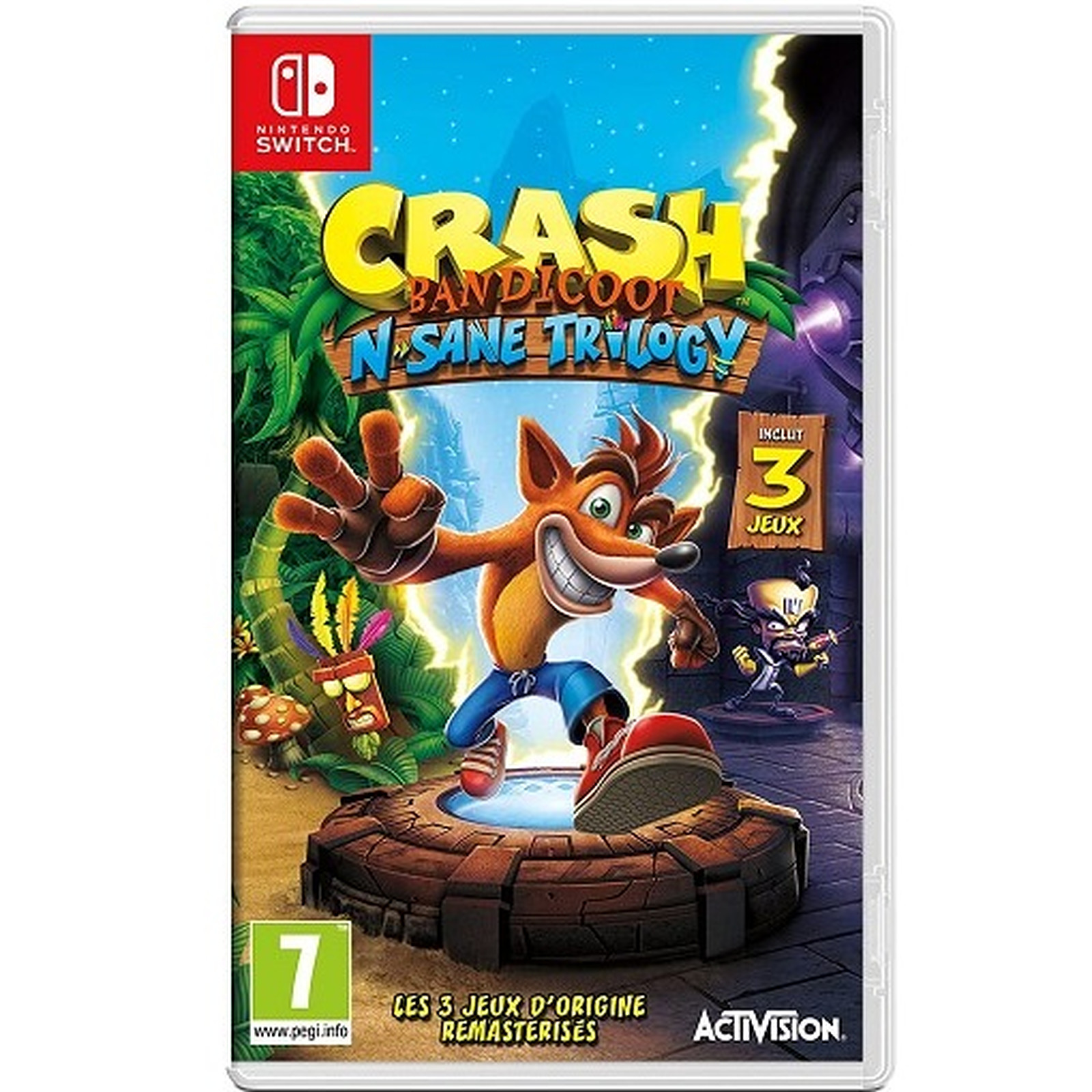 Crash Bandicoot N.sane trilogy (SWITCH) - Jeux Nintendo Switch Activision