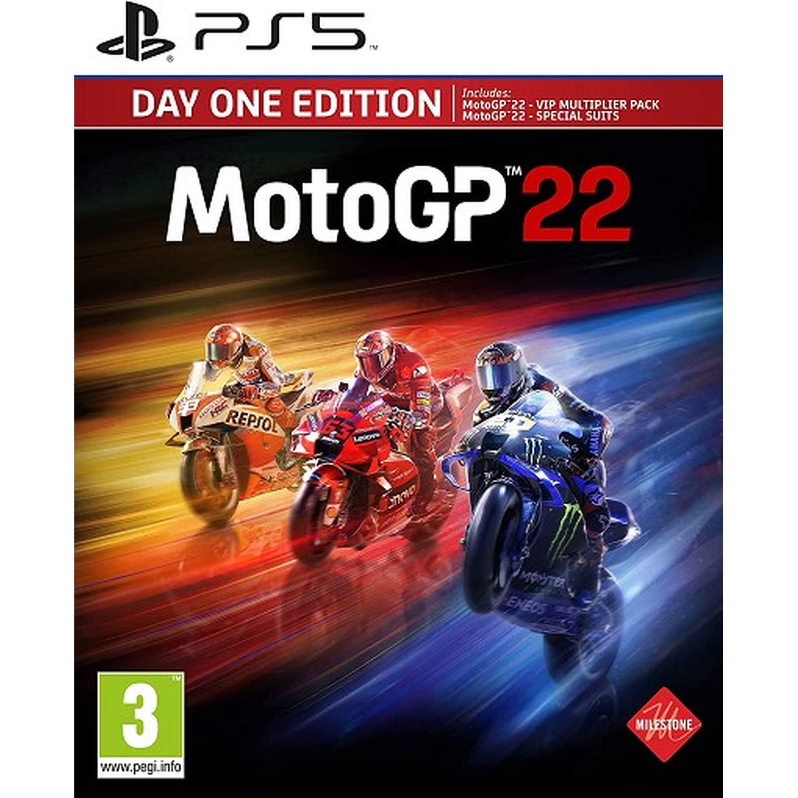 MotoGP 22 Day One Edition (PS5) - Jeux PS5 Milestone