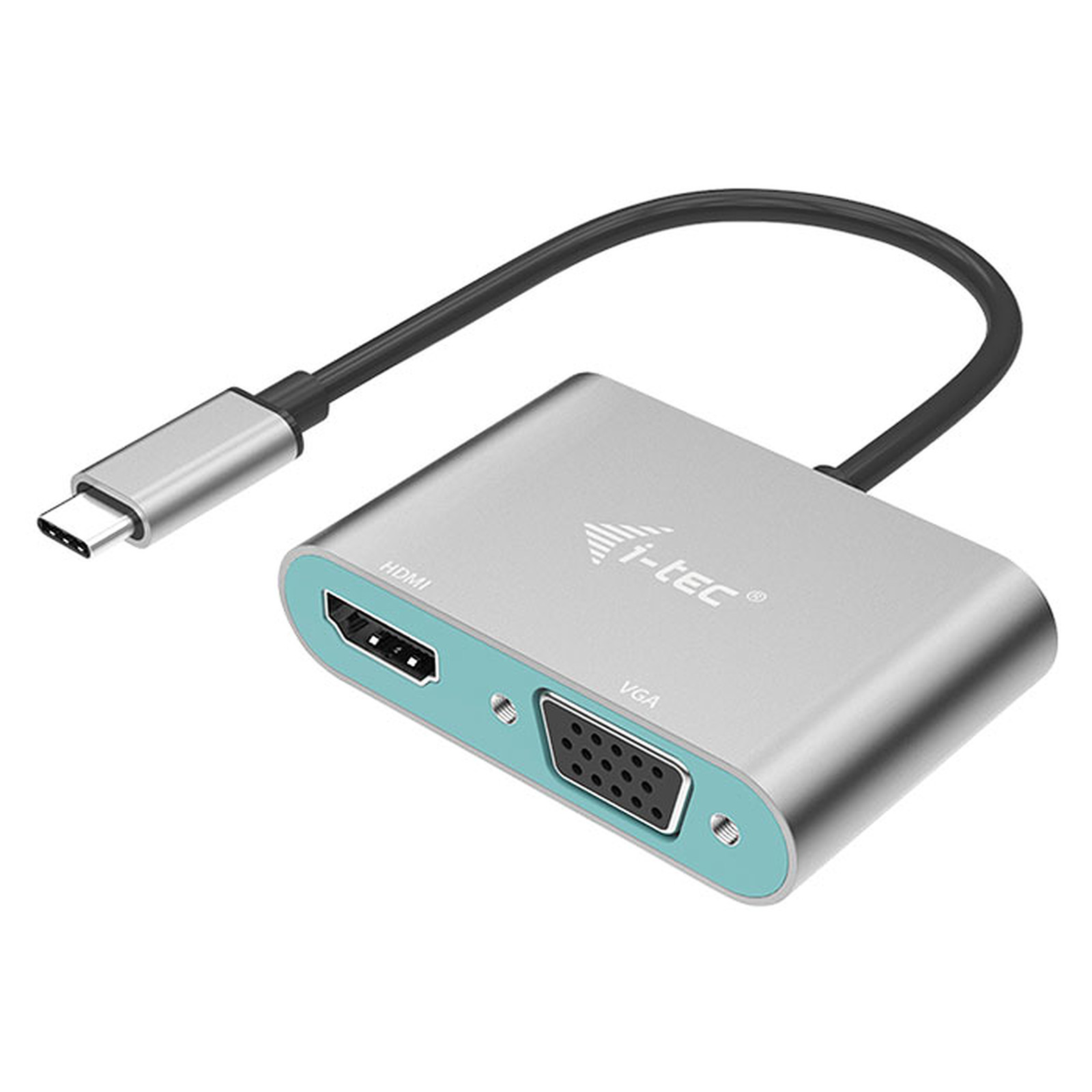 i-tec Adaptateur Metal USB-C vers HDMI et VGA - USB i-tec