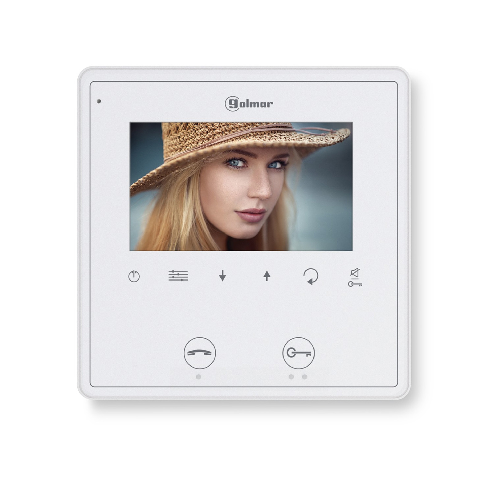 Moniteur video couleur mains libres Vesta 2 - Golmar - Interphone connecte Golmar