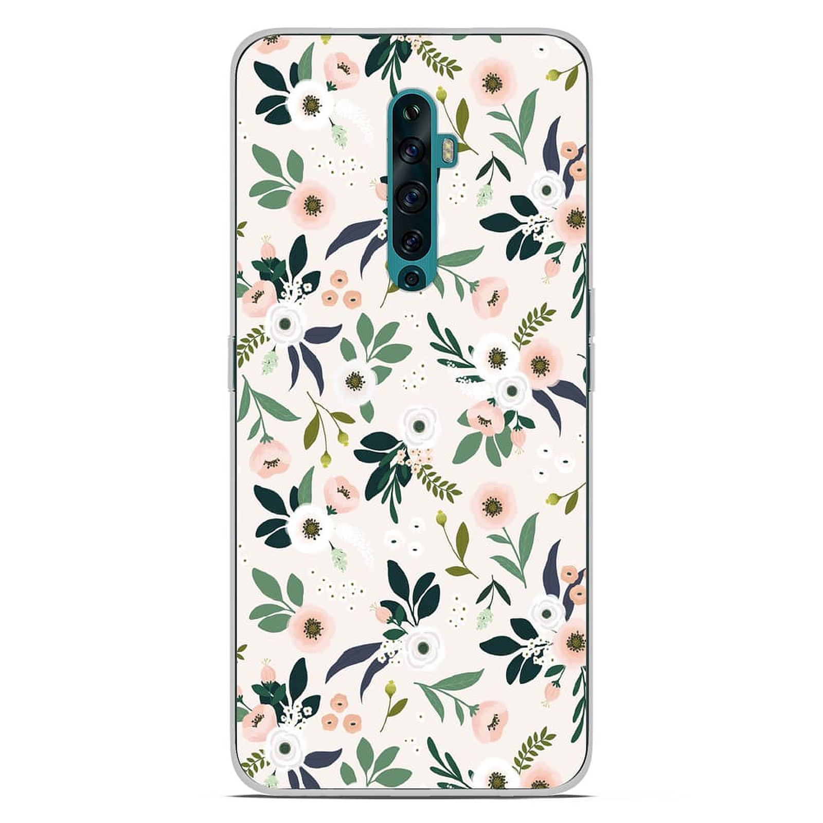 1001 Coques Coque silicone gel Oppo Reno 2Z motif Flowers - Coque telephone 1001Coques