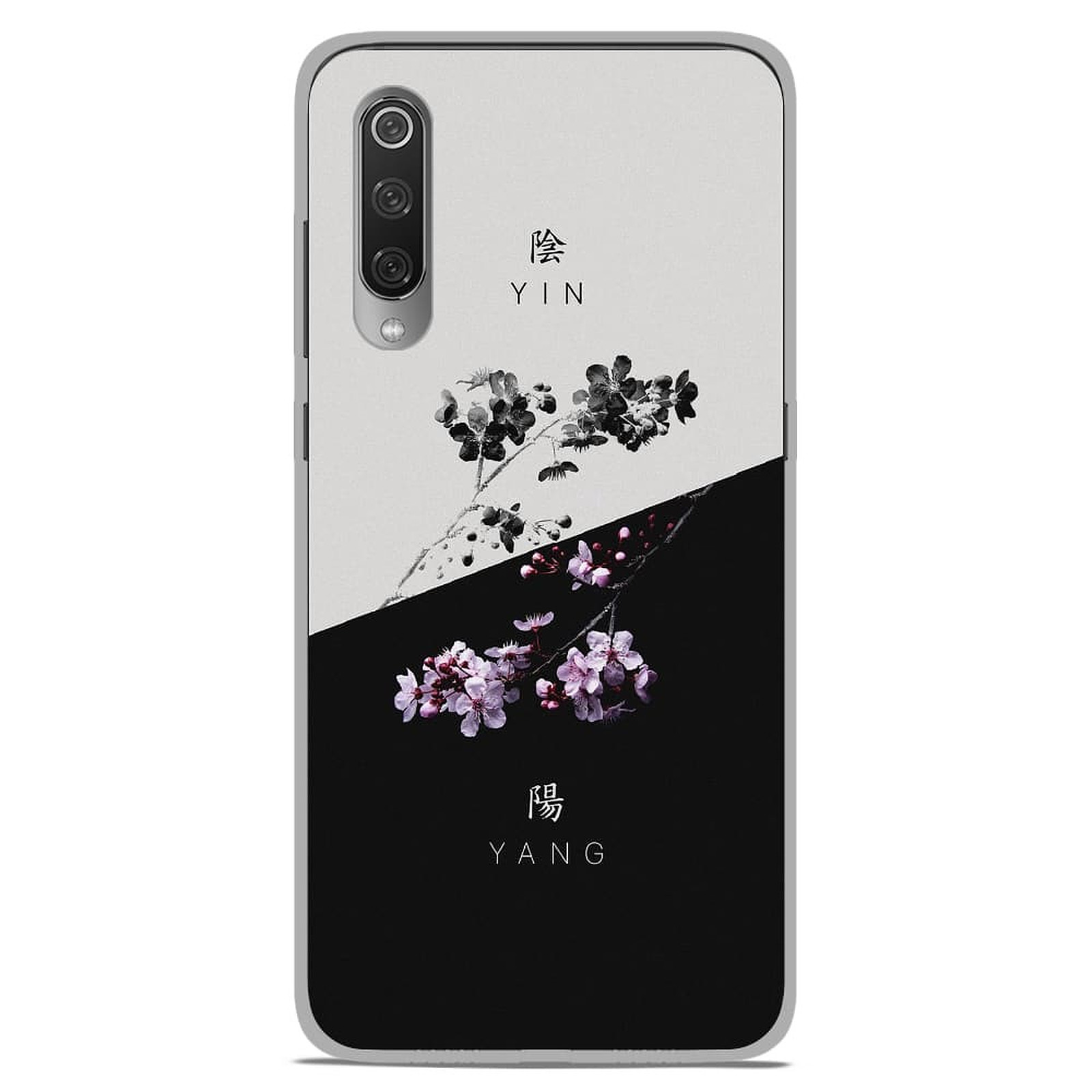 1001 Coques Coque silicone gel Xiaomi Mi 9 / Mi 9 Pro motif Yin et Yang - Coque telephone 1001Coques