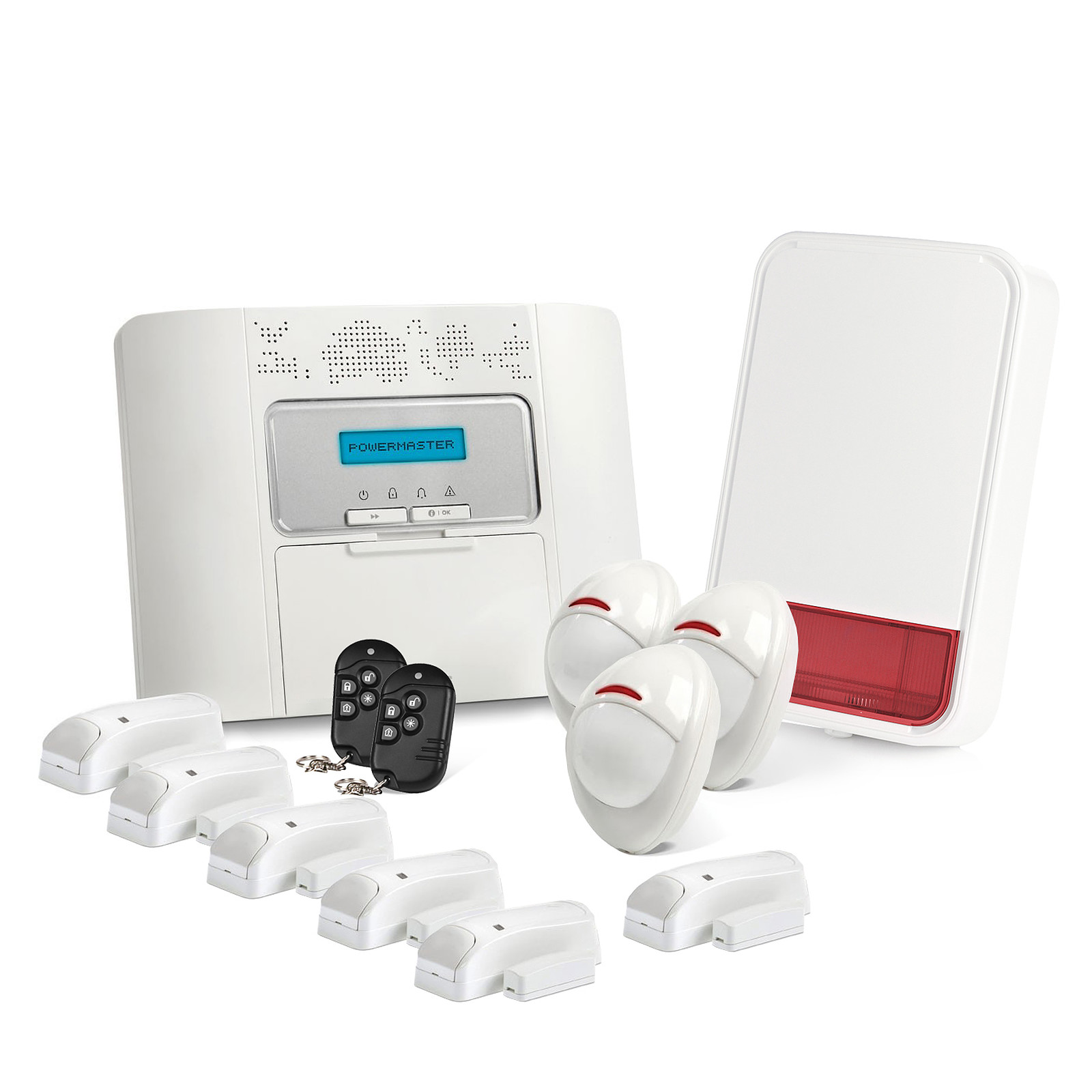 Visonic - Alarme maison PowerMaster 30 - Kit 01 - Kit alarme Visonic