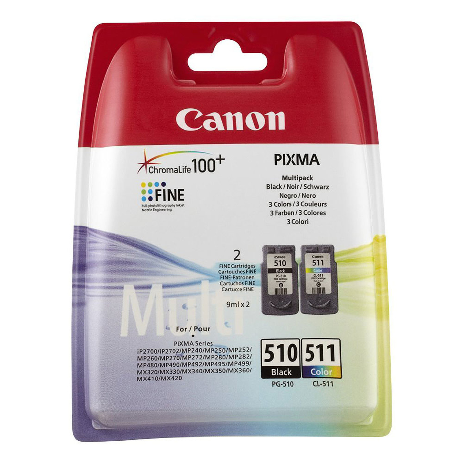 Canon PG-510/CL-511 Multipack - Cartouche imprimante Canon