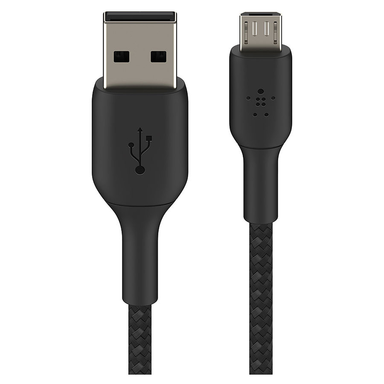Belkin Cable USB-A vers micro-USB tresse (Noir) - 1 m - Cable & Adaptateur Belkin