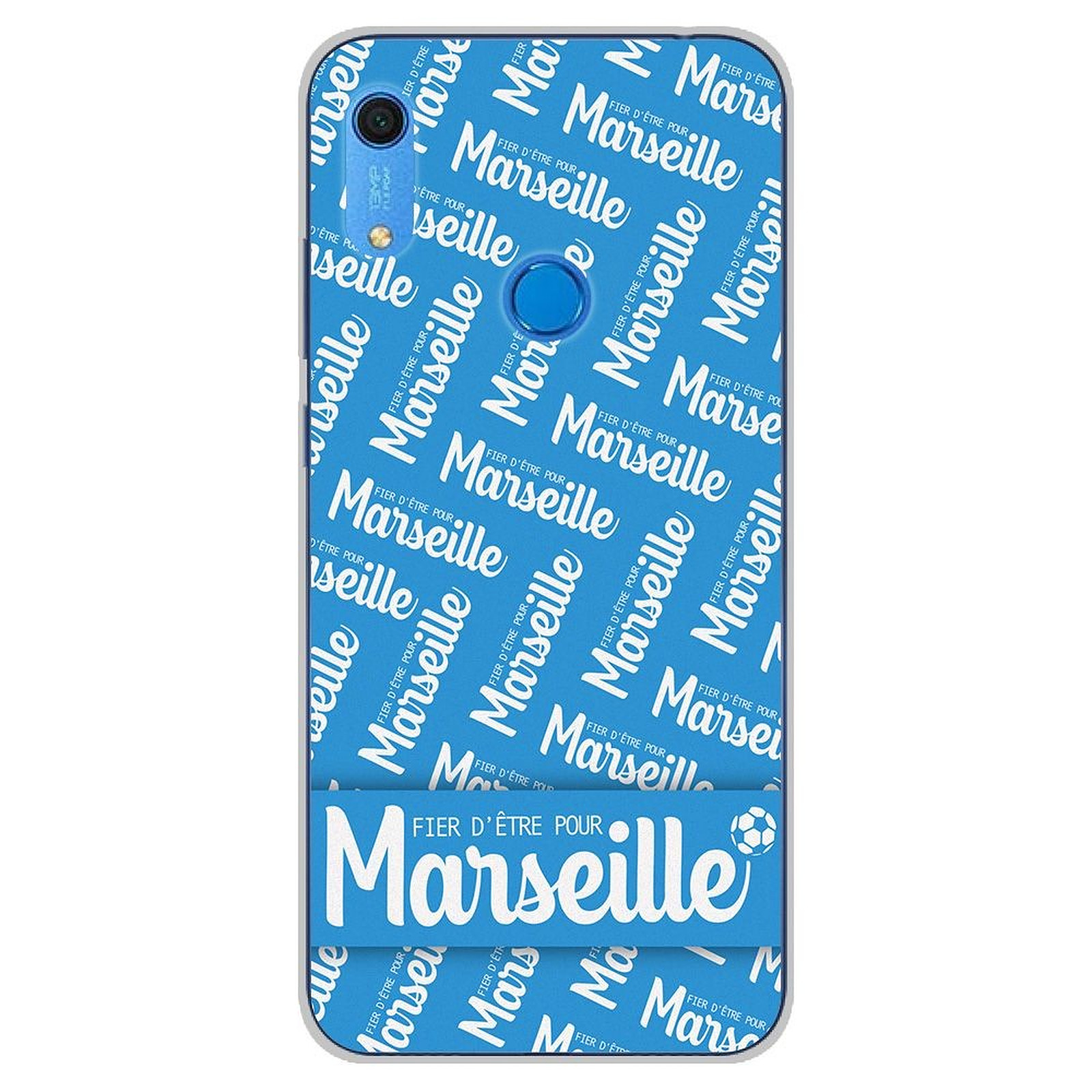 1001 Coques Coque silicone gel Huawei Y6S motif Fier d'etre pour Marseille - Coque telephone 1001Coques