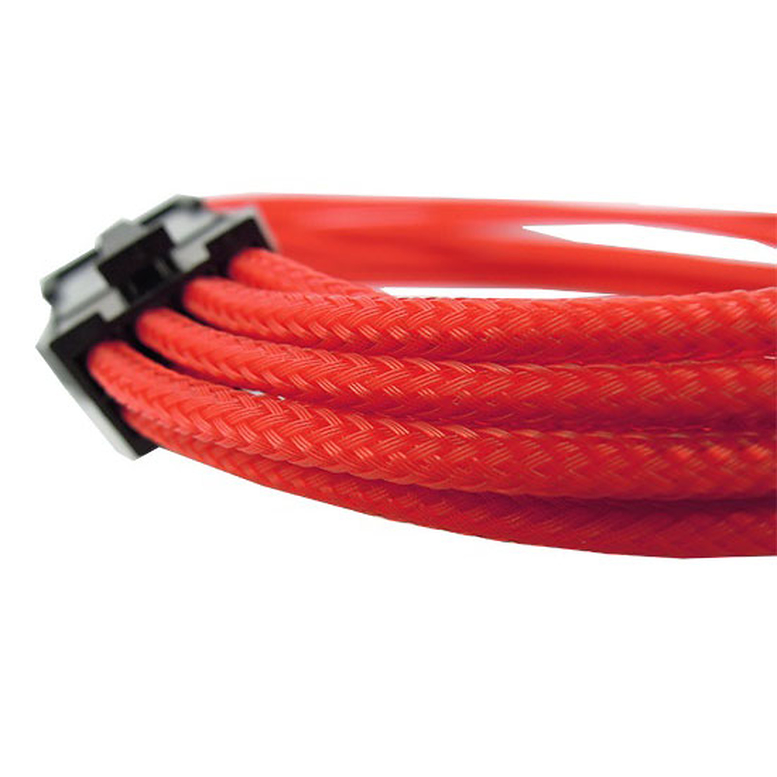 Gelid Cable Tresse PCIe 6 broches 30 cm (Rouge) - Alimentation Gelid
