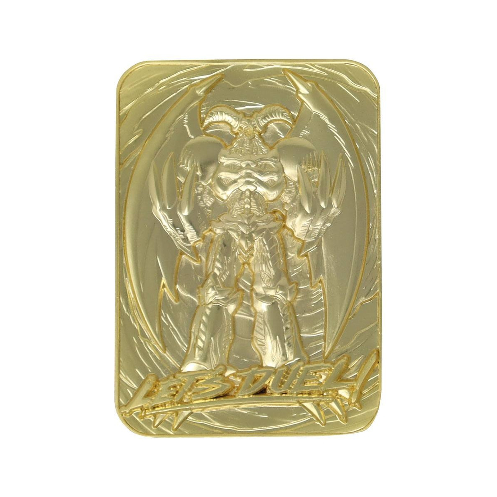 Yu-Gi-Oh ! - Replique Card Summoned Skull (plaque or) - Figurines Fanattik