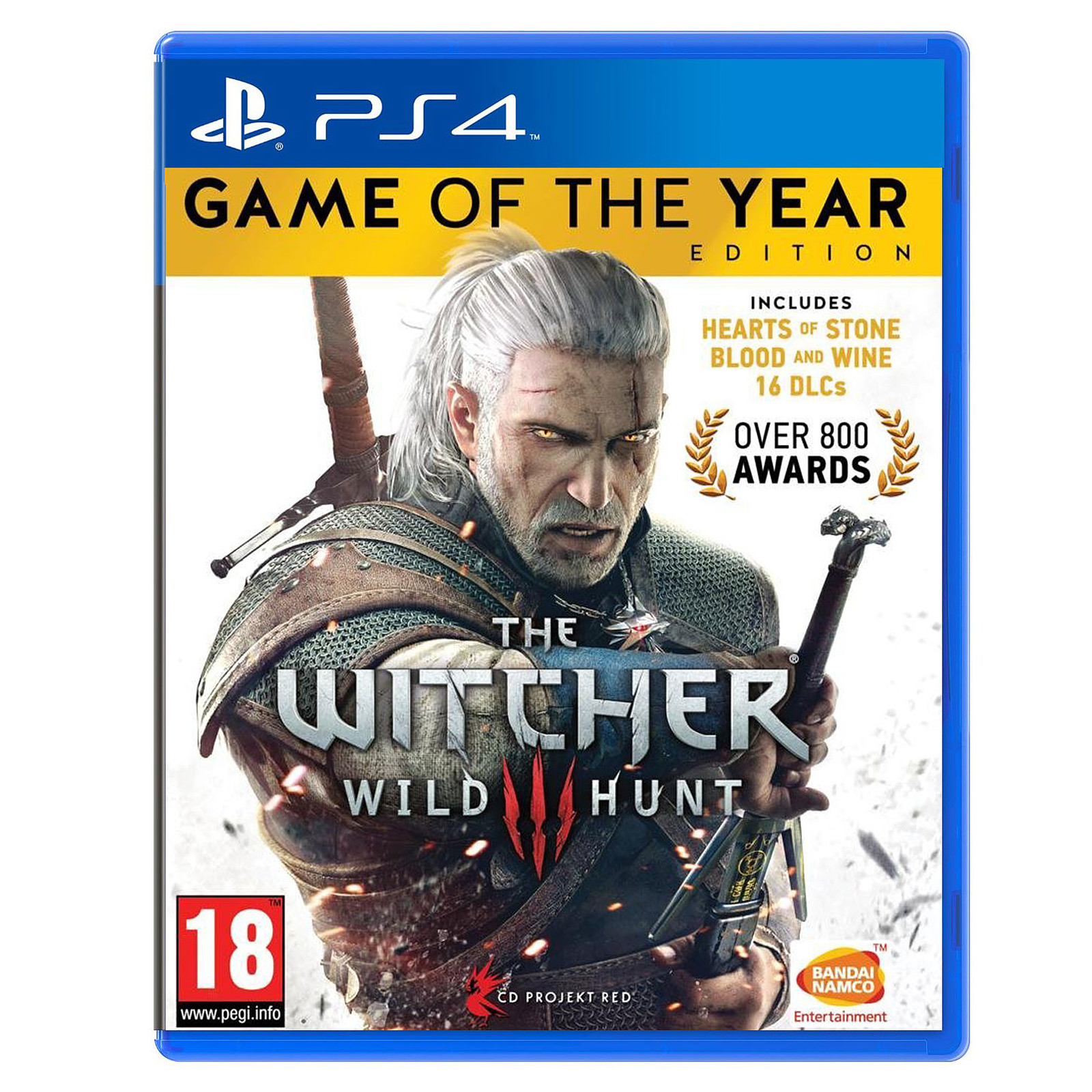 The Witcher III : Wild Hunt - Game Of The Year Edition (PS4) - Jeux PS4 Bandai Namco Games