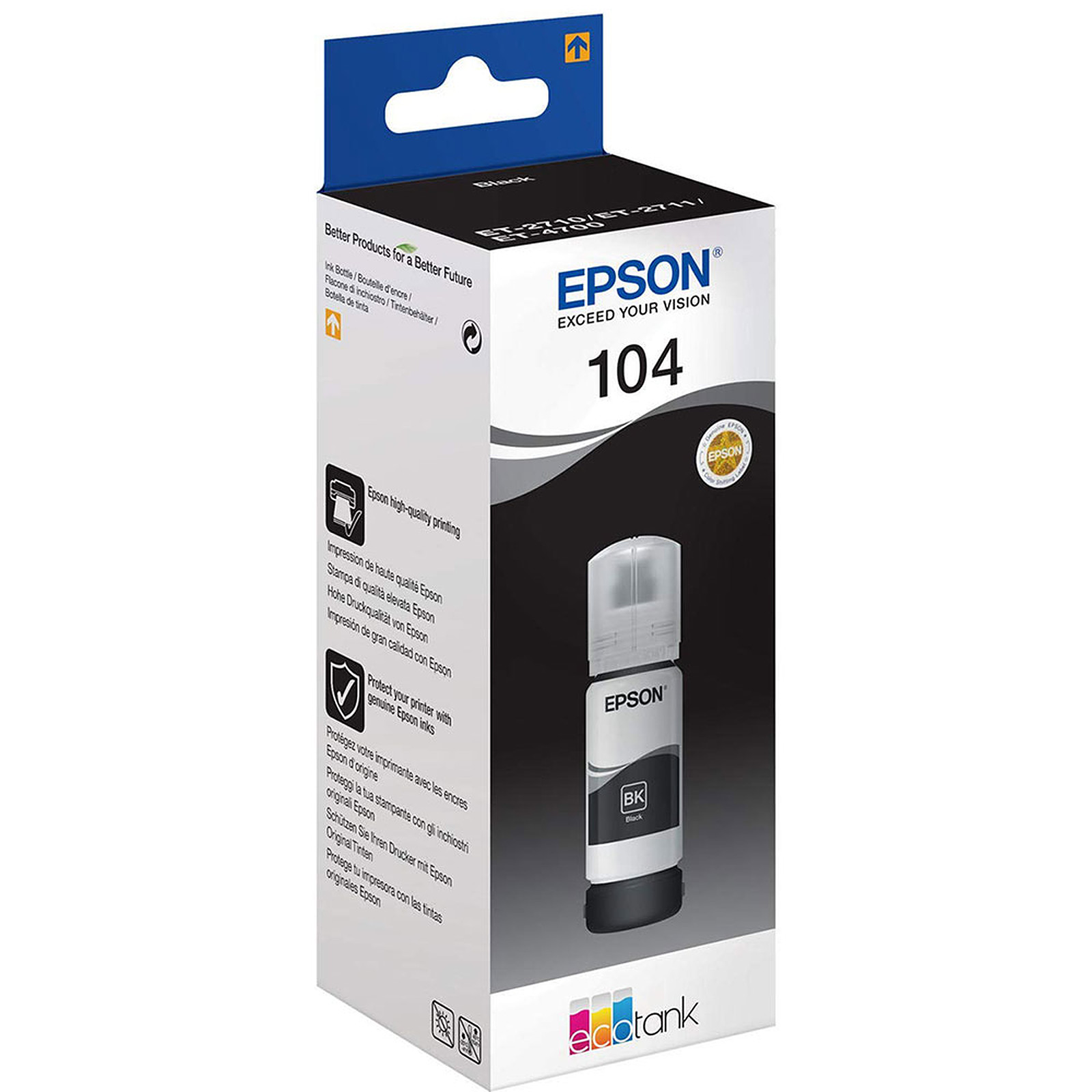Epson 104 EcoTank Noir - Cartouche imprimante Epson