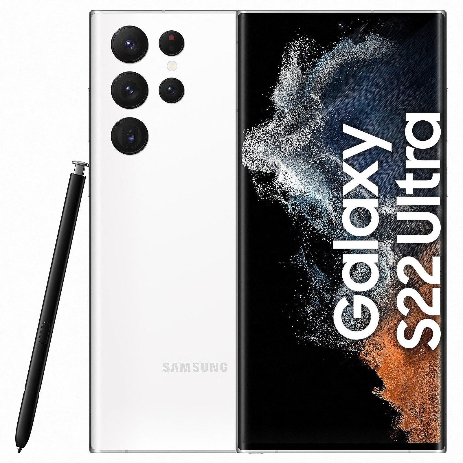 Samsung Galaxy S22 Ultra SM-S908B Blanc (12 Go / 256 Go) - Mobile & smartphone Samsung