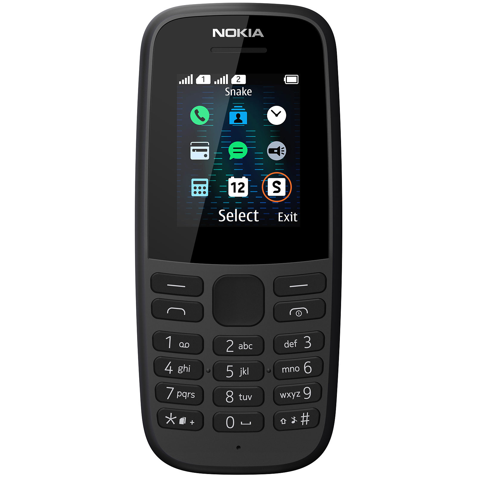 Nokia 105 2019 Dual SIM Noir - Mobile & smartphone Nokia