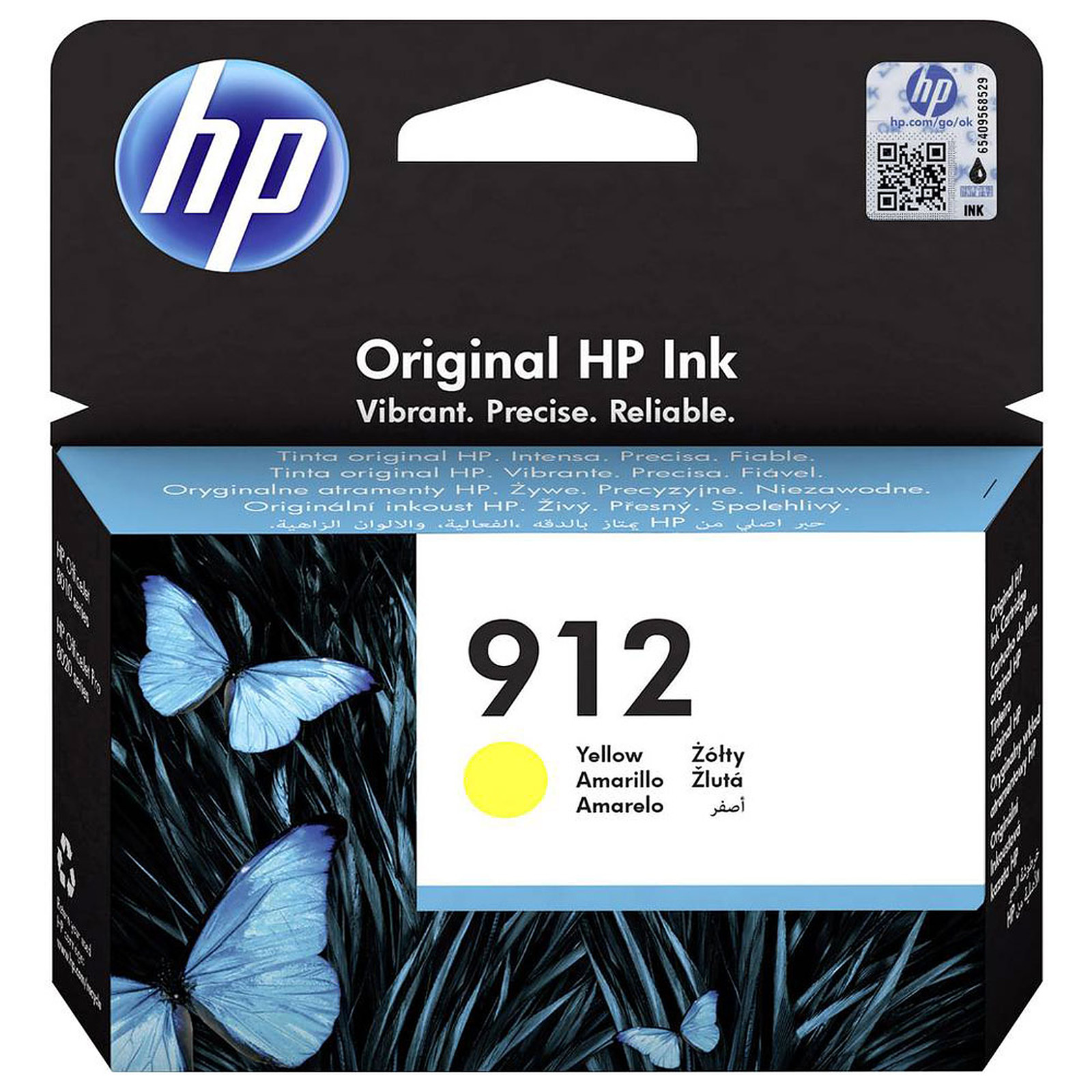 HP 912 (3YL79AE) - Jaune - Cartouche imprimante HP