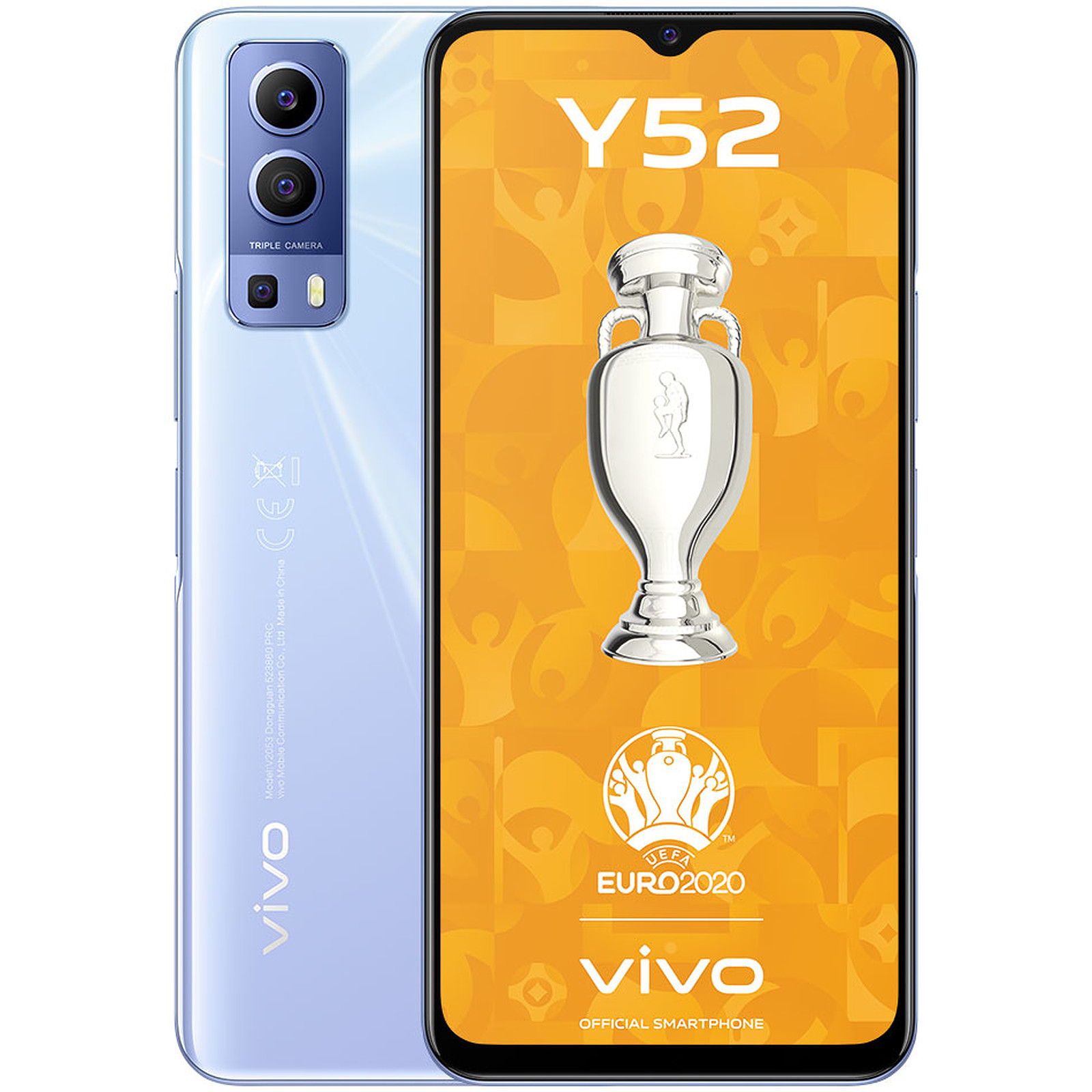 Vivo Y52 5G Bleu Irise (4 Go / 128 Go) - Mobile & smartphone Vivo