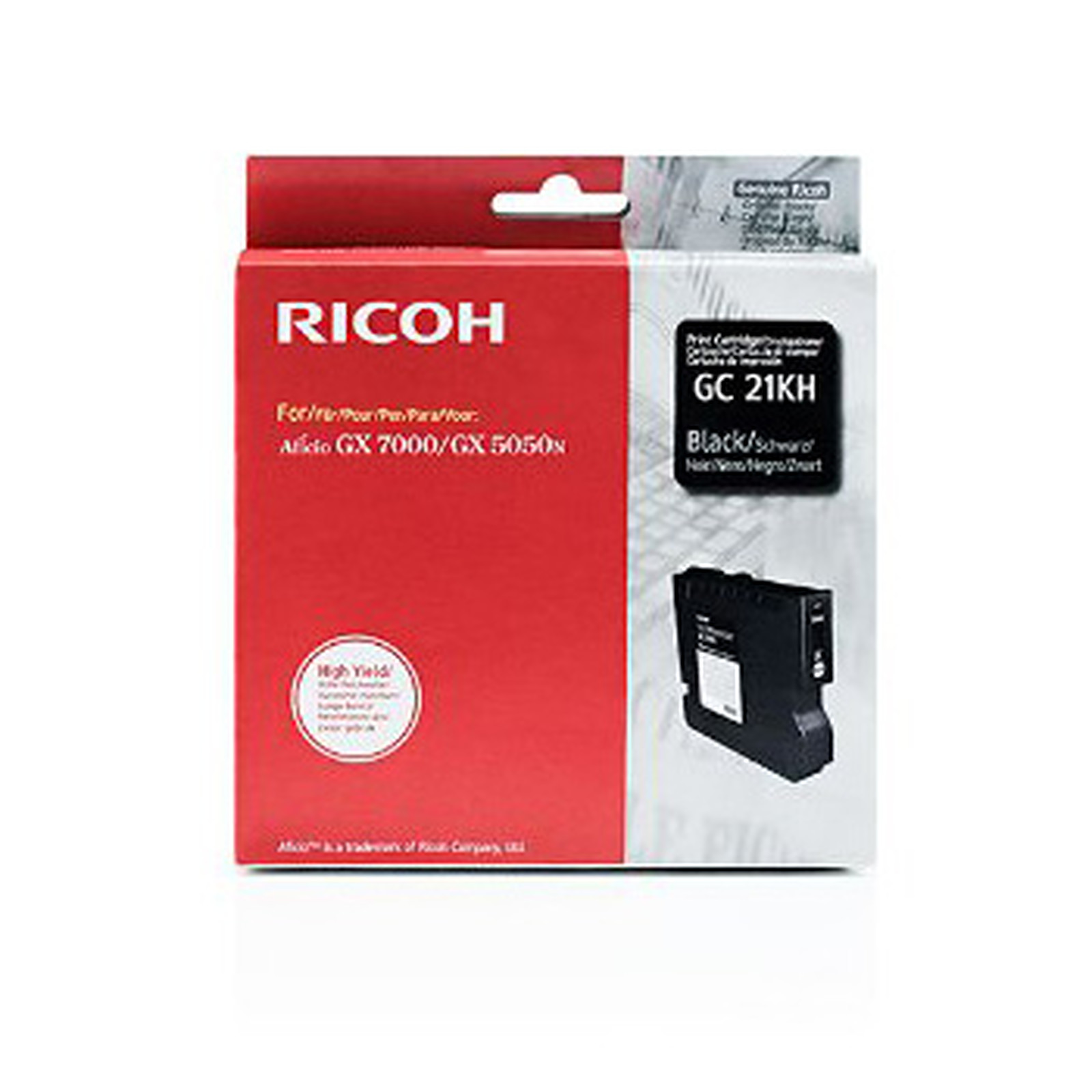 Ricoh GC21KH Noir - 405536 - Cartouche imprimante Ricoh
