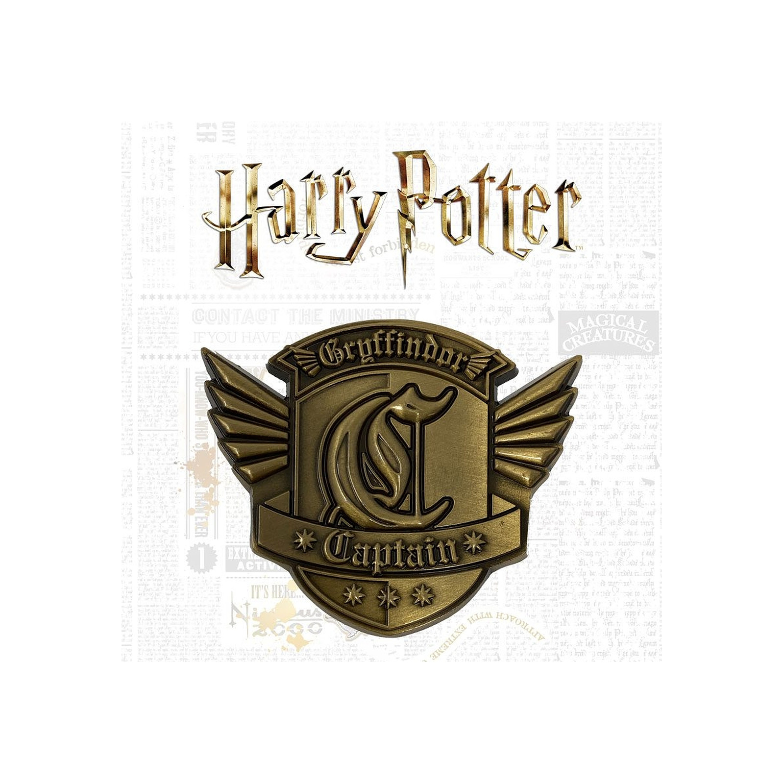 Harry Potter - Medaillon Gryffindor Captain Limited Edition - Figurines Fanattik