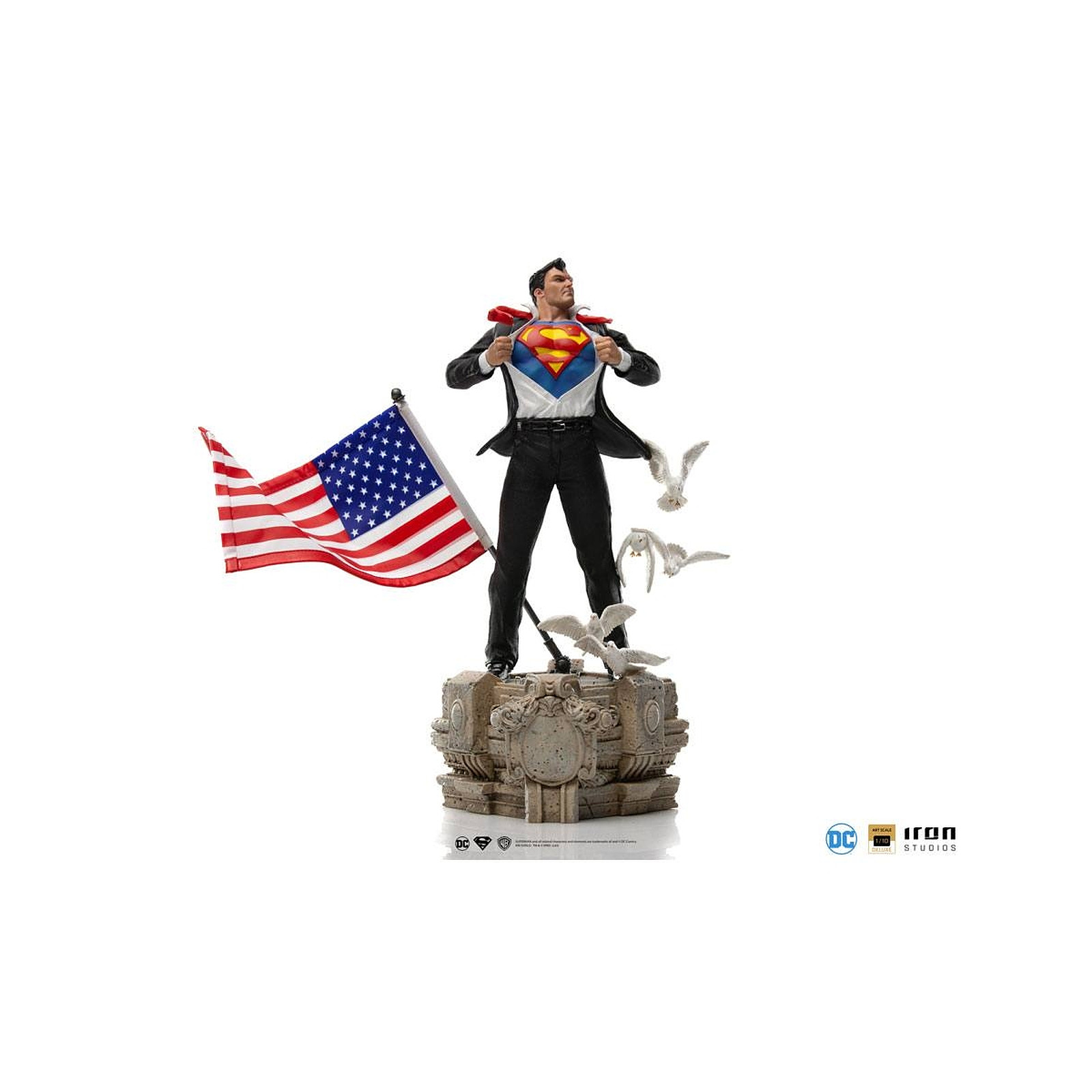 DC Comics - Statuette 1/10 Deluxe Art Scale Clark Kent 29 cm - Figurines Iron Studios