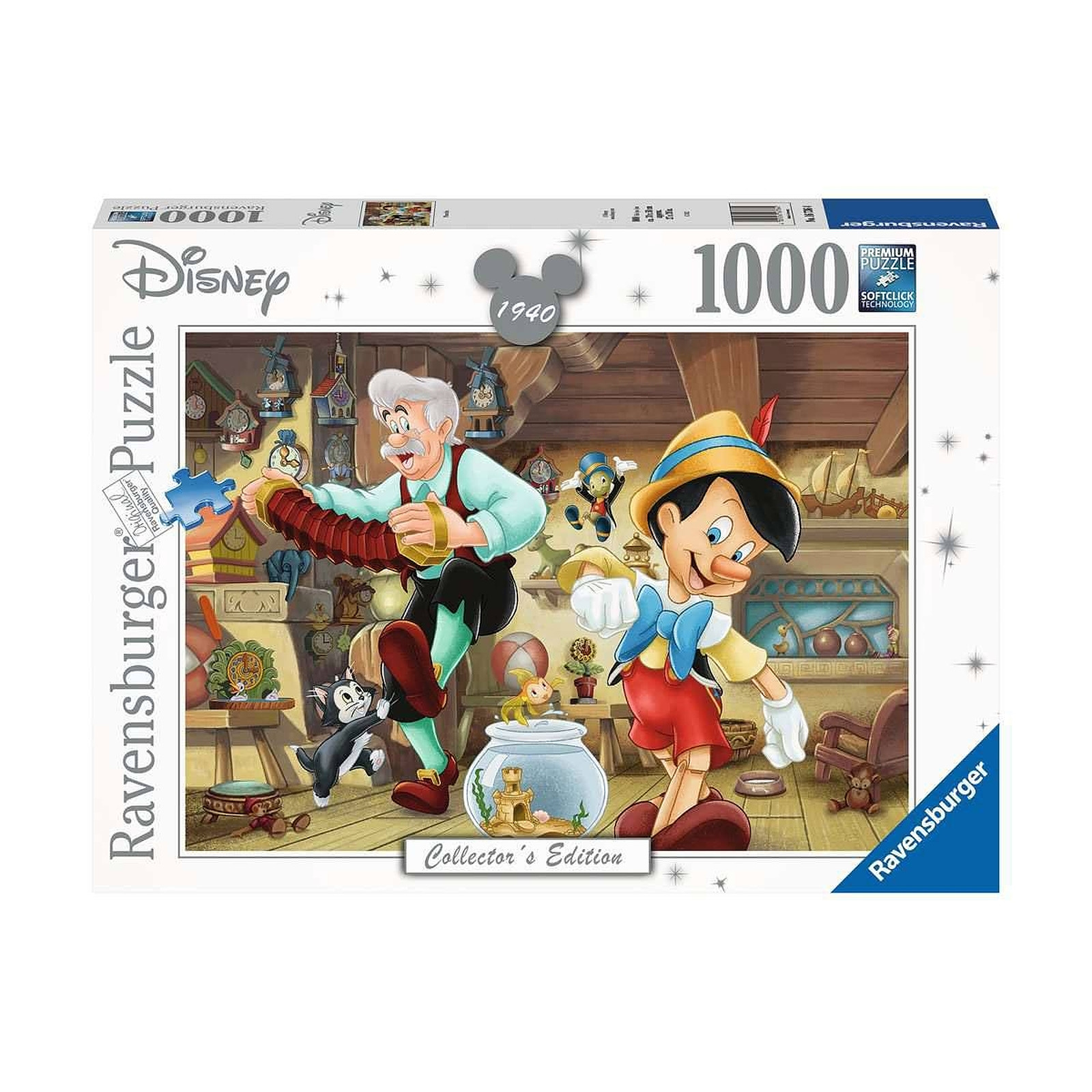 Disney - Puzzle Collector's Edition Pinocchio (1000 pièces) - Puzzle Ravensburger