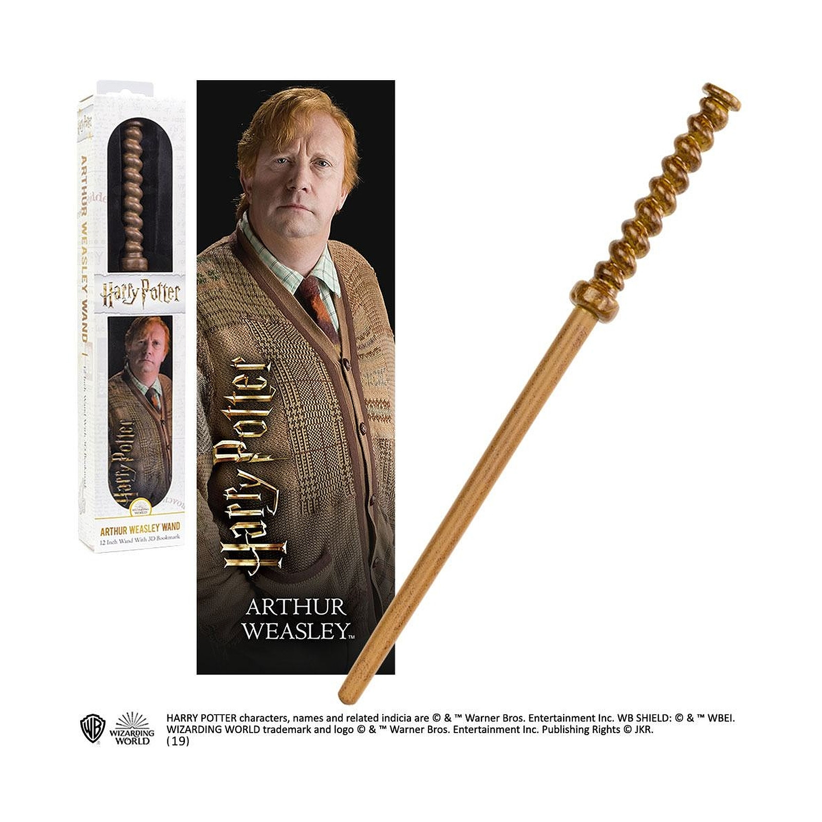 Harry Potter - Replique baguette Arthur Weasley 30 cm - Figurines Noble Collection