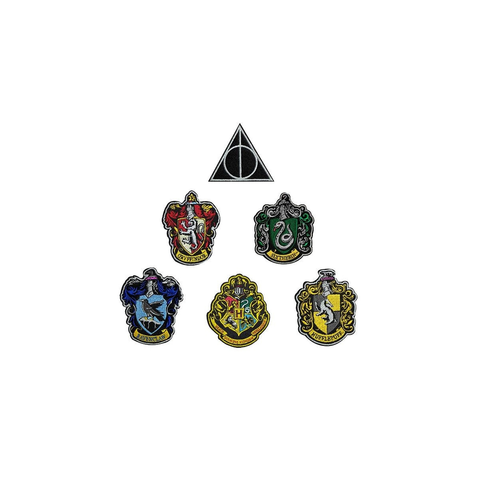 Harry Potter - Pack 6 Ecussons House Crests - Figurines Cinereplicas