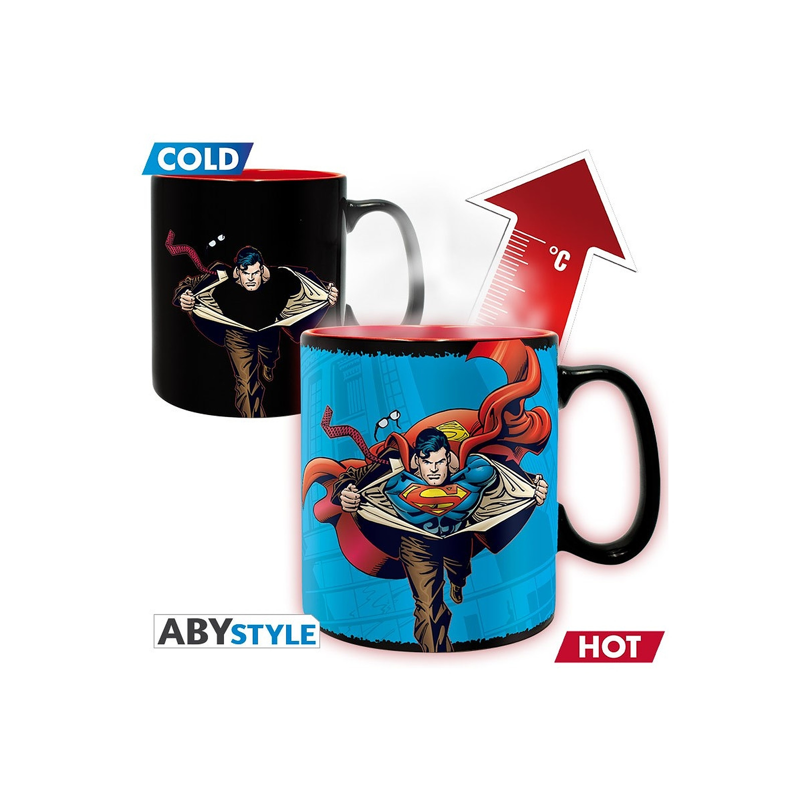 DC Comics - Mug Heat Change Superman - Mugs Abystyle