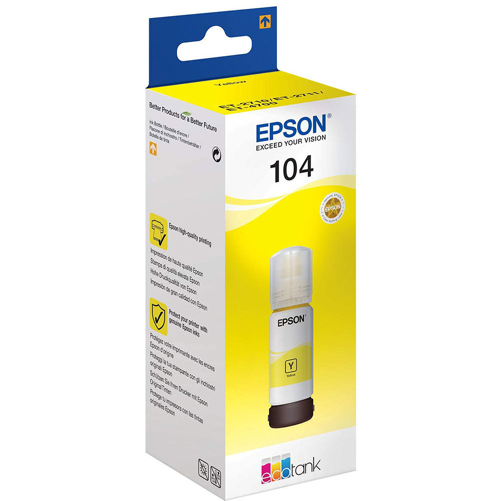 Epson 104 EcoTank Jaune - Cartouche imprimante Epson
