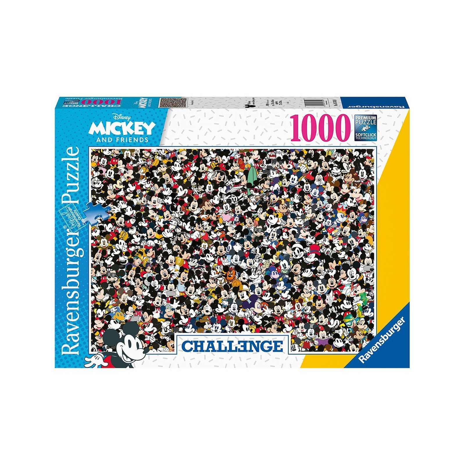 Disney Challenge - Puzzle Mickey Mouse (1000 pièces) - Puzzle Ravensburger
