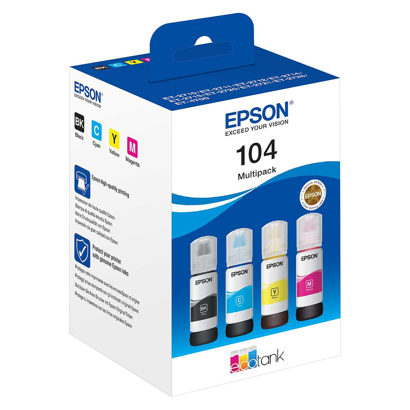 Epson 104 EcoTank 4-colour Multipack - Cartouche imprimante Epson
