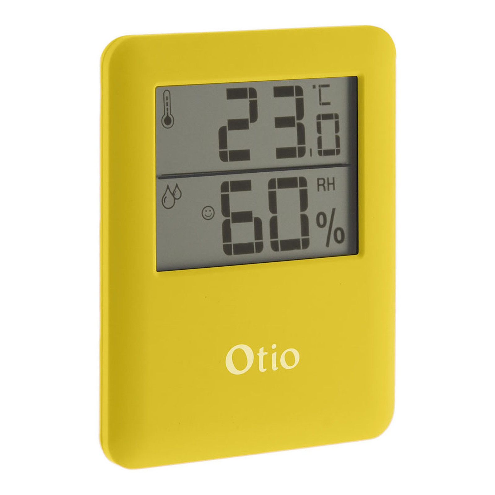 Otio-Thermomètre / Hygromètre interieur magnetique - Jaune - Otio - Station Meteo Otio