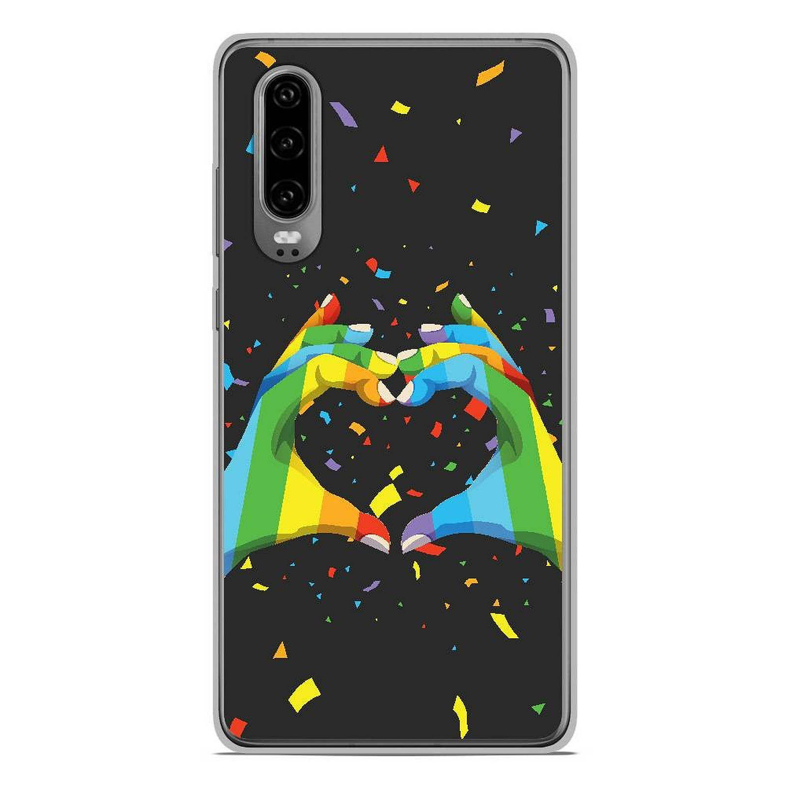 1001 Coques Coque silicone gel Huawei P30 motif LGBT - Coque telephone 1001Coques