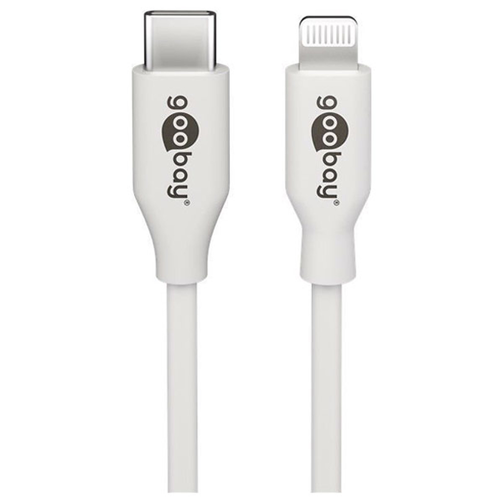 Goobay Cable Lightning to USB-C (M/M) - 2M - Blanc - USB Goobay