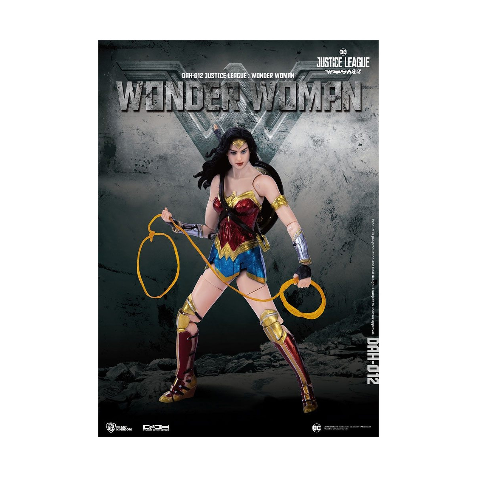 Justice League - Figurine Dynamic Action Heroes 1/9 Wonder Woman 19 cm - Figurines Beast Kingdom Toys