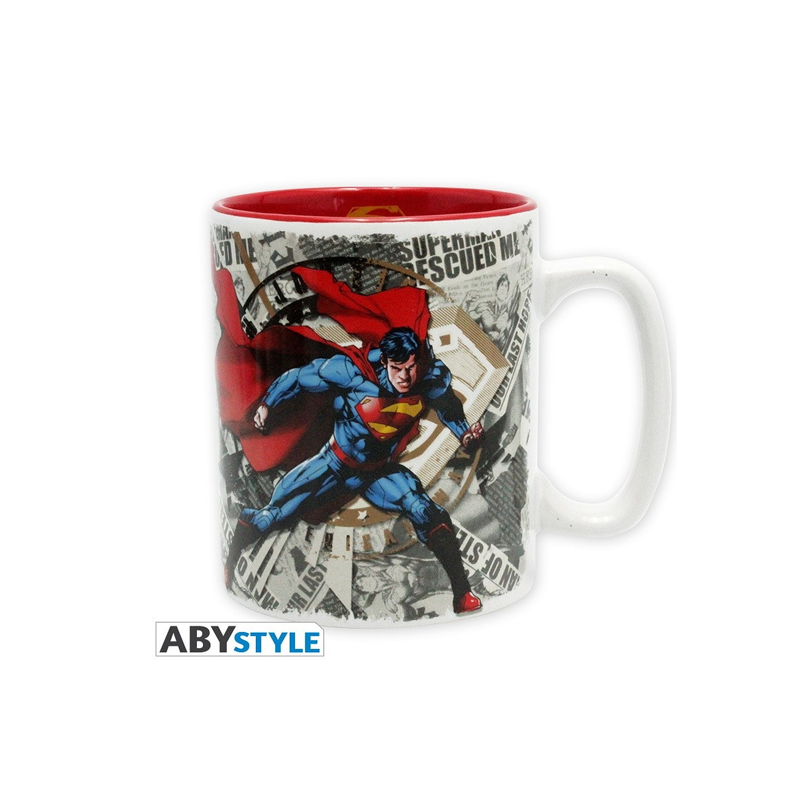 DC COMICS - Mug - 460 ml - Superman & logo - avec boite - Mugs Abystyle