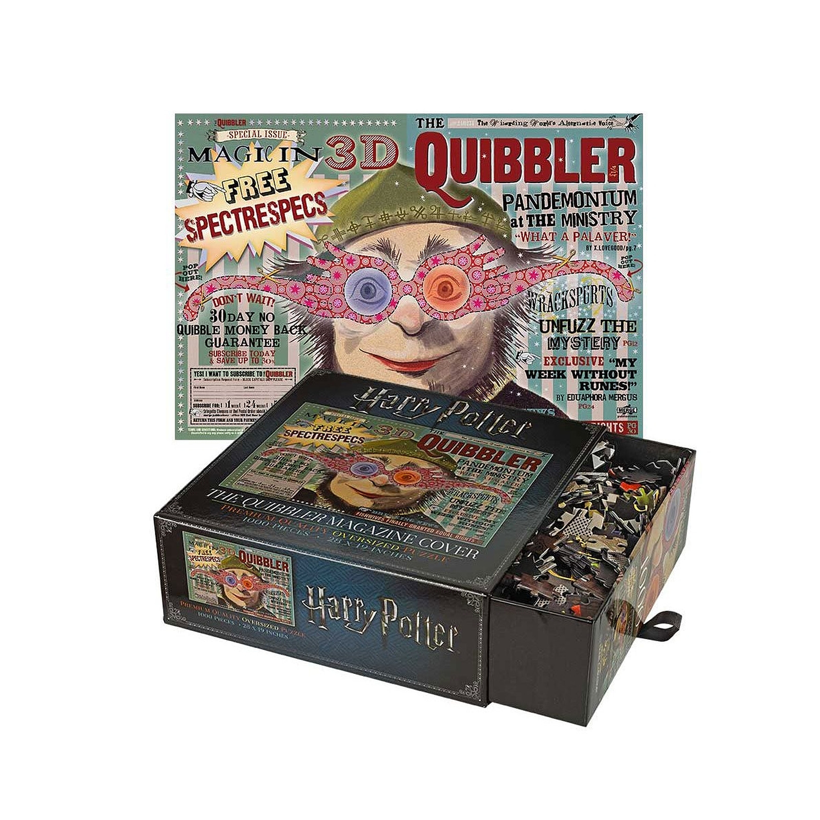Harry Potter - Puzzle The Quibbler Magazine Cover - Puzzle Noble Collection