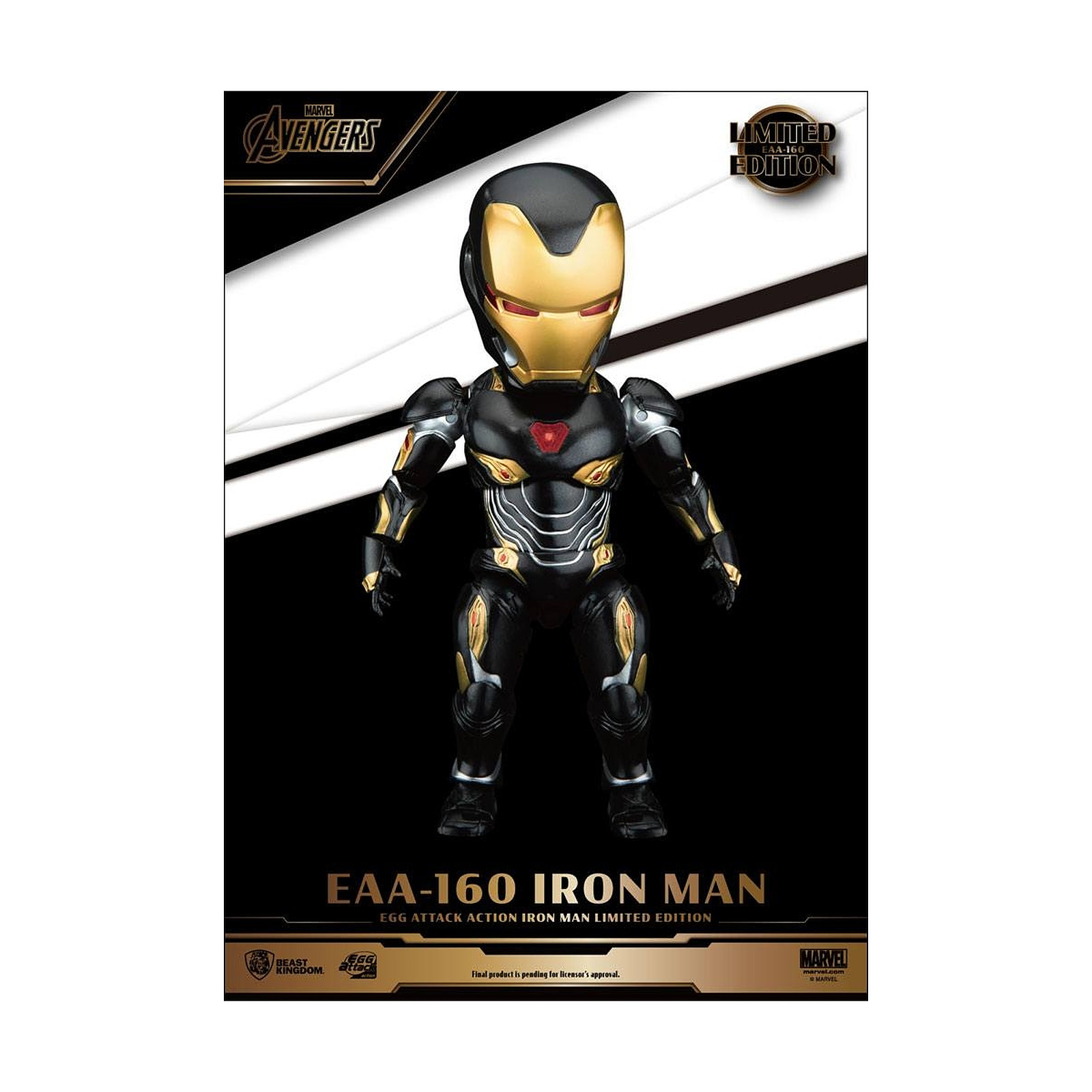 Avengers Infinity War - Figurine Egg Attack Iron Man Mark 50 Limited Edition 16 cm - Figurines Beast Kingdom Toys