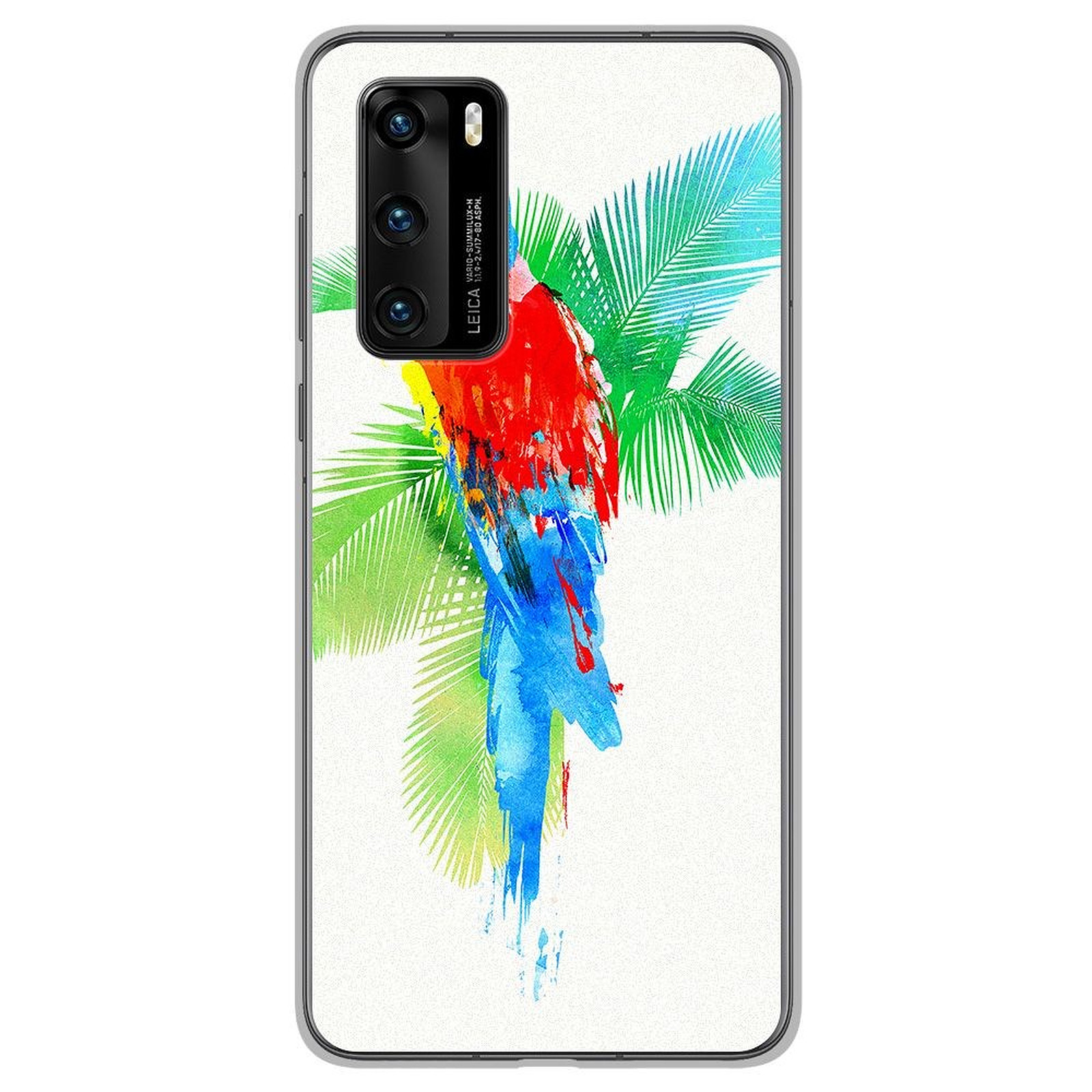 1001 Coques Coque silicone gel Huawei P40 motif RF Tropical party - Coque telephone 1001Coques
