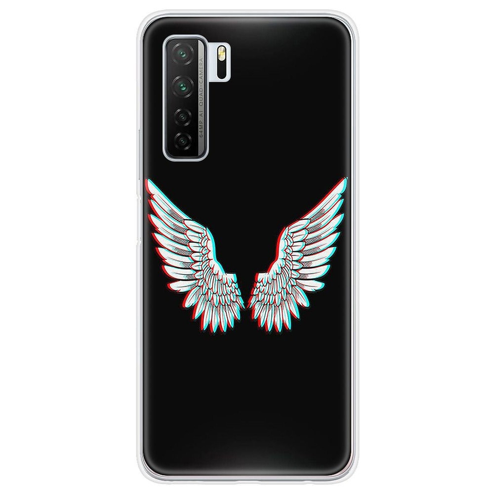 1001 Coques Coque silicone gel Huawei P40 Lite 5G motif Ailes d'Ange - Coque telephone 1001Coques
