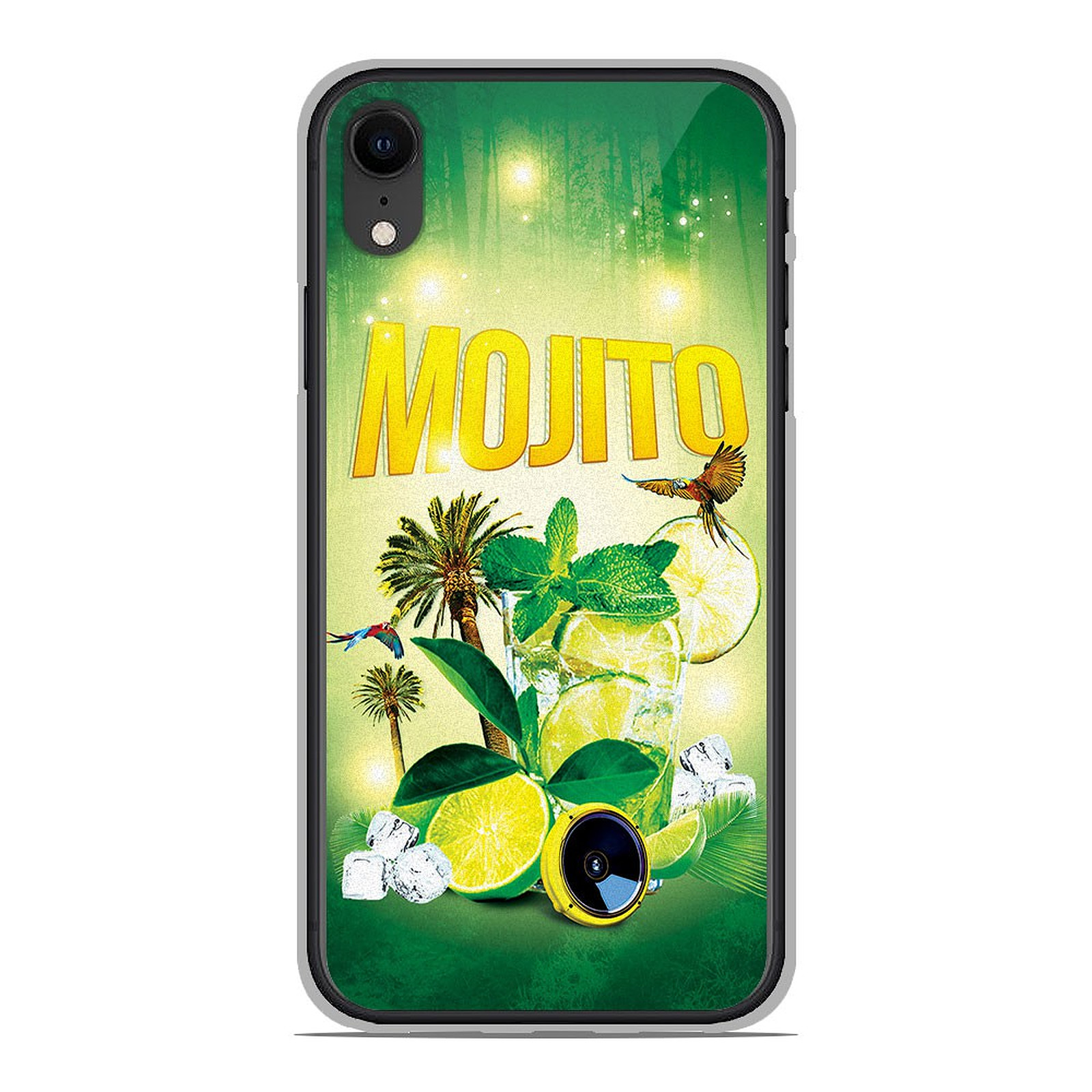 1001 Coques Coque silicone gel Apple iPhone XR motif Mojito Foret - Coque telephone 1001Coques