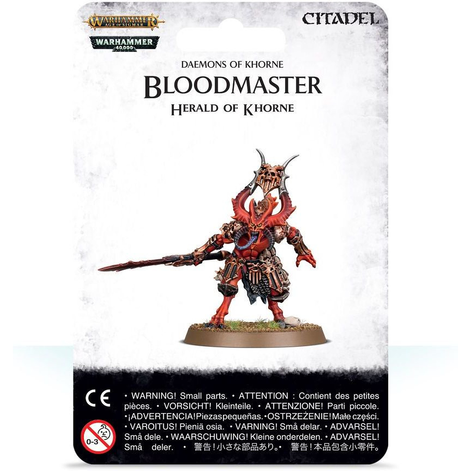 Warhammer AoS & 40k - Daemons Of Khorne Bloodmaster, Herald of Khorne - Jeux de figurines Games workshop