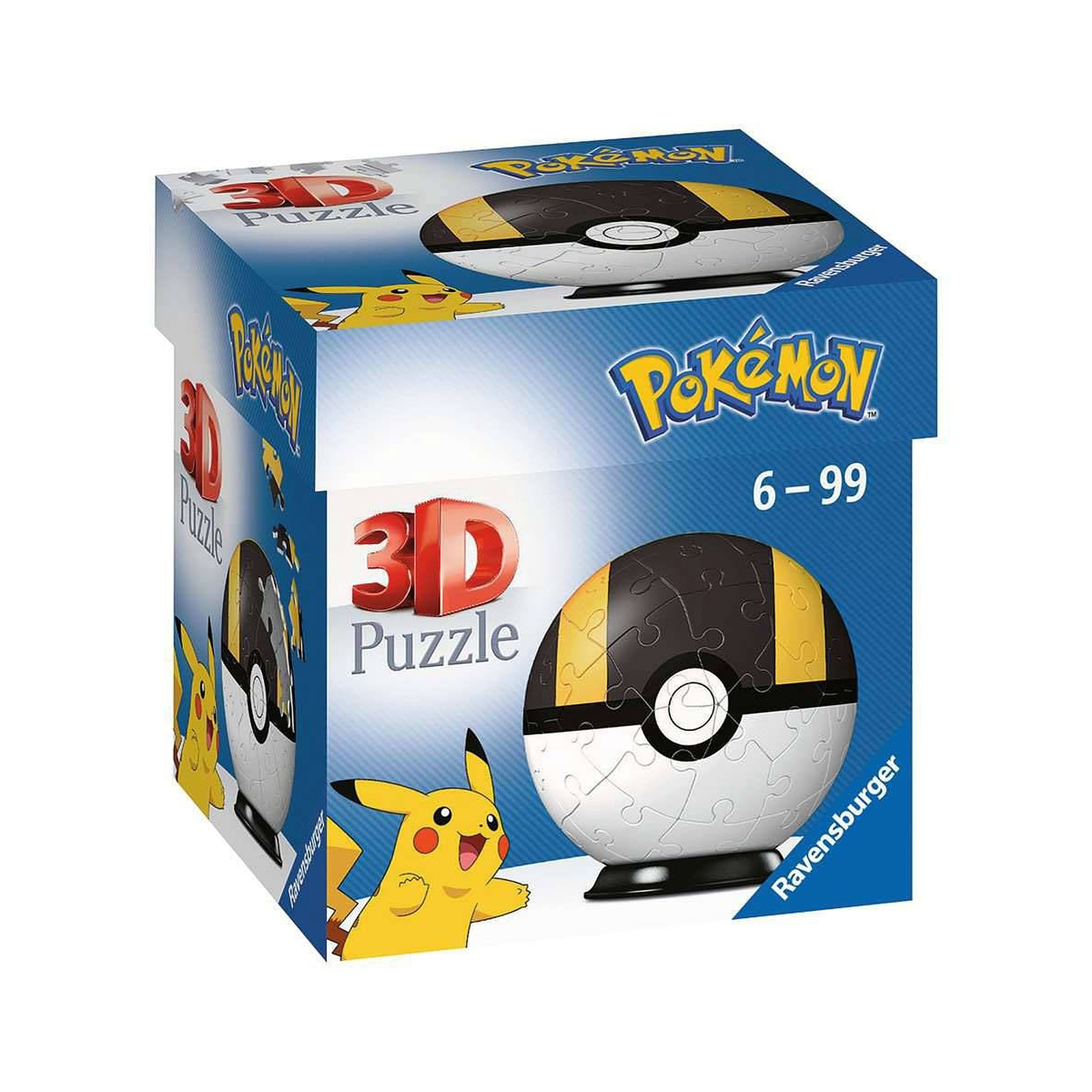 Pokemon - Puzzle 3D Pokeballs: Hyper Ball (54 pièces) - Puzzle Ravensburger
