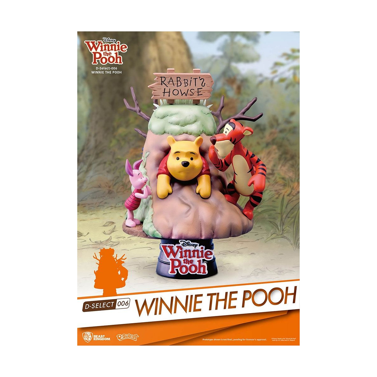 Winnie l'ourson - Diorama PVC D-Select 14 cm - Figurines Beast Kingdom Toys