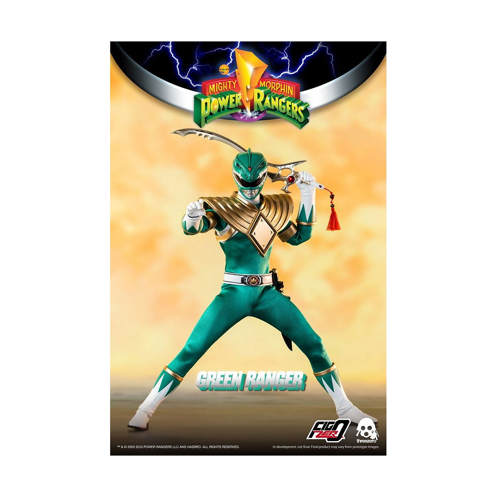 Power Rangers : Mighty Morphin - Figurine FigZero 1/6 Green Ranger 30 cm - Figurines Threezero