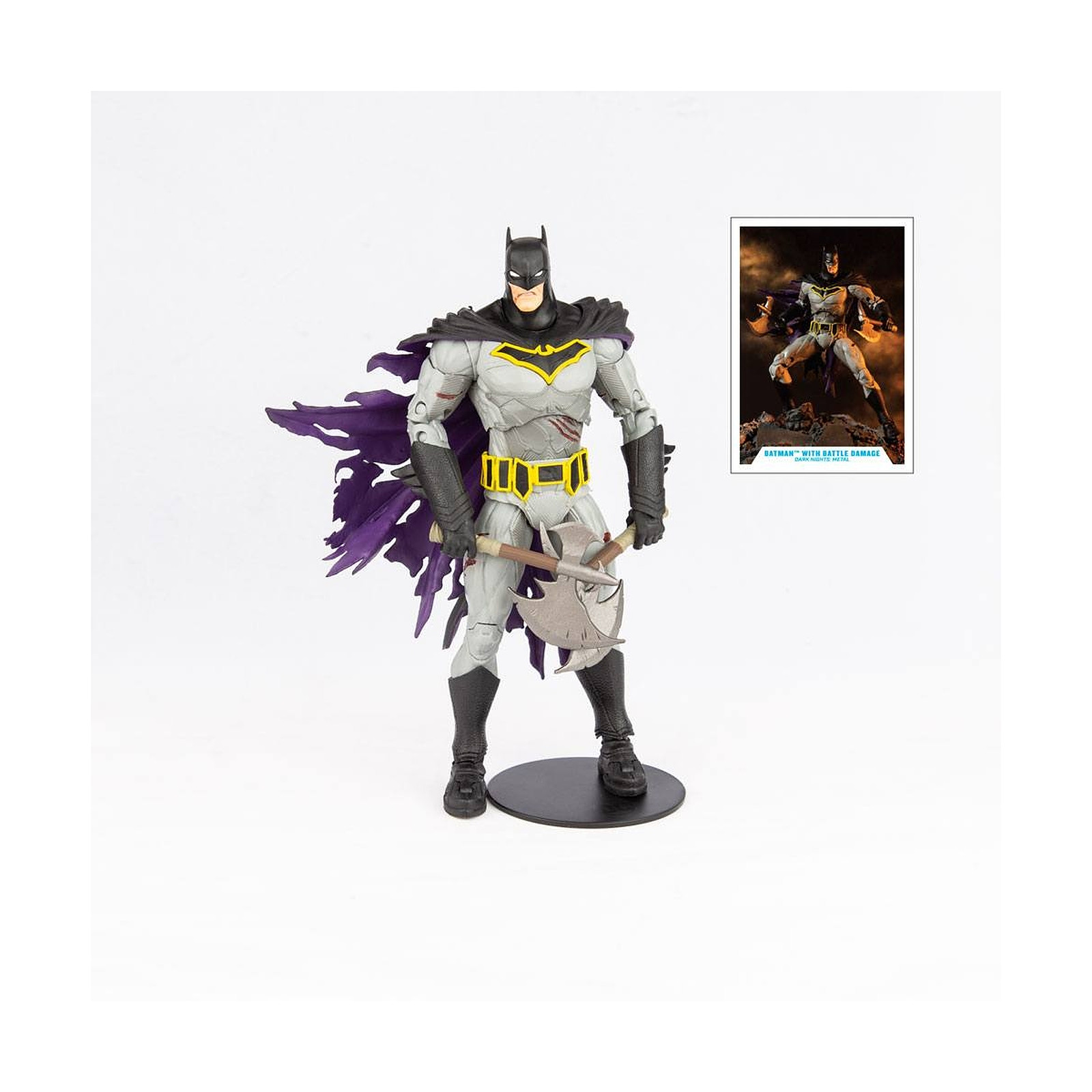 DC Multiverse - Figurine Batman with Battle Damage (Dark Nights: Metal) 18 cm - Figurines McFarlane Toys